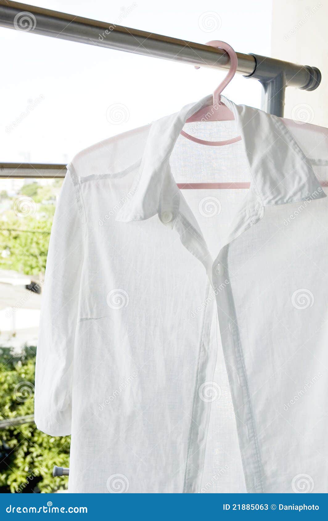 White shirt laundry stock image. Image of linen, wind 21885063