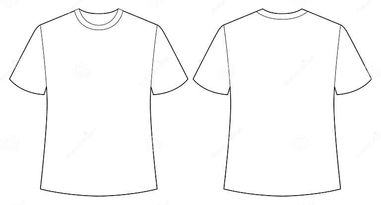 White shirt stock vector. Illustration of back, simple - 55180238