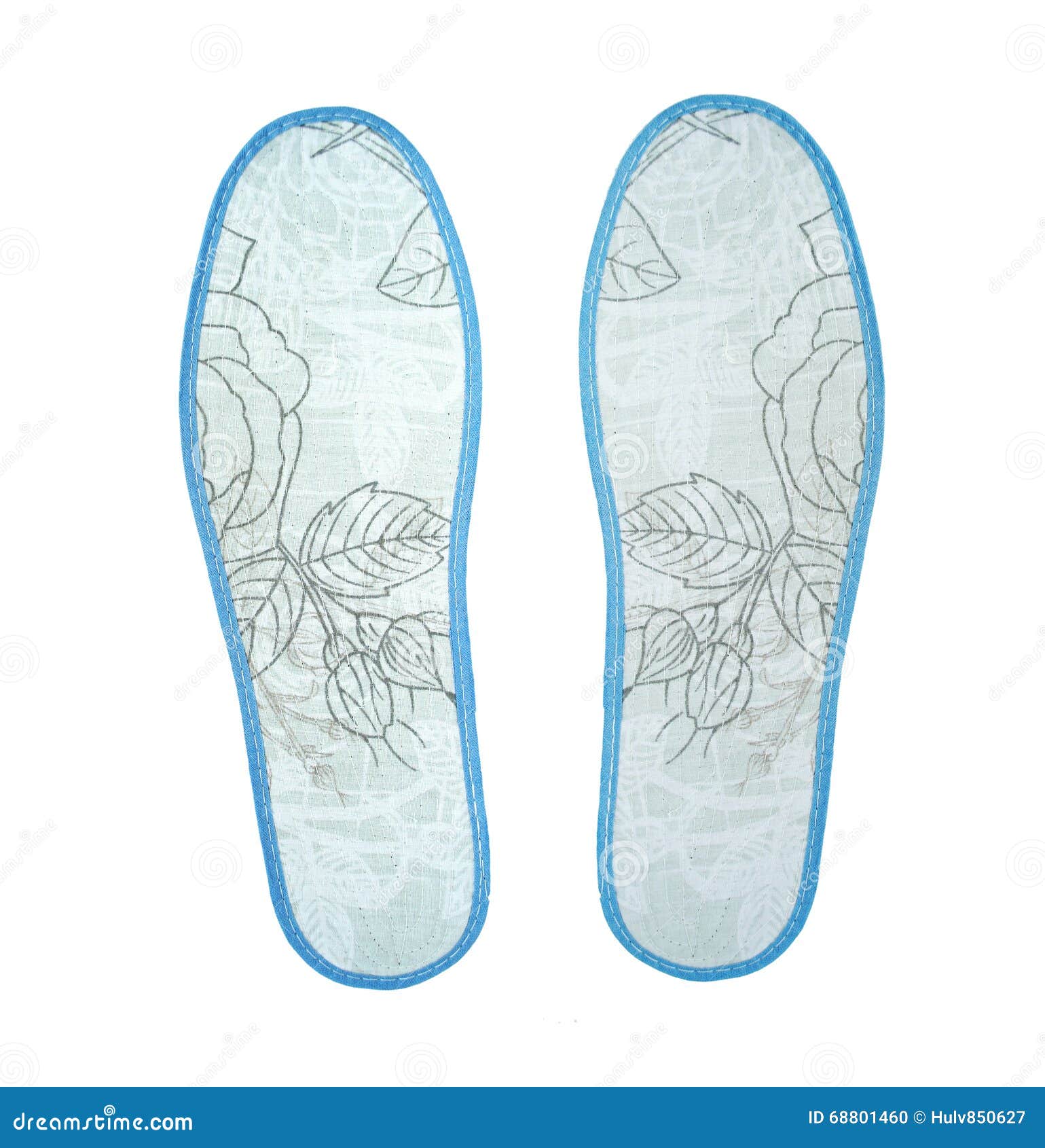 White shoe insoles stock illustration 