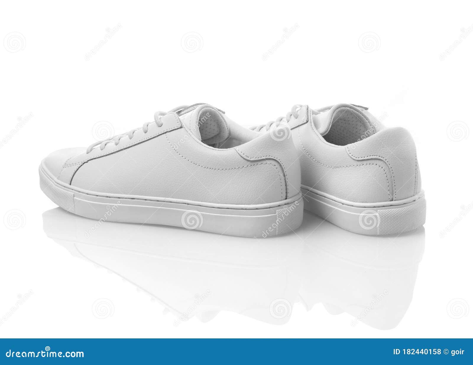 White shoes on white stock photo. Image of clean, personal - 182440158