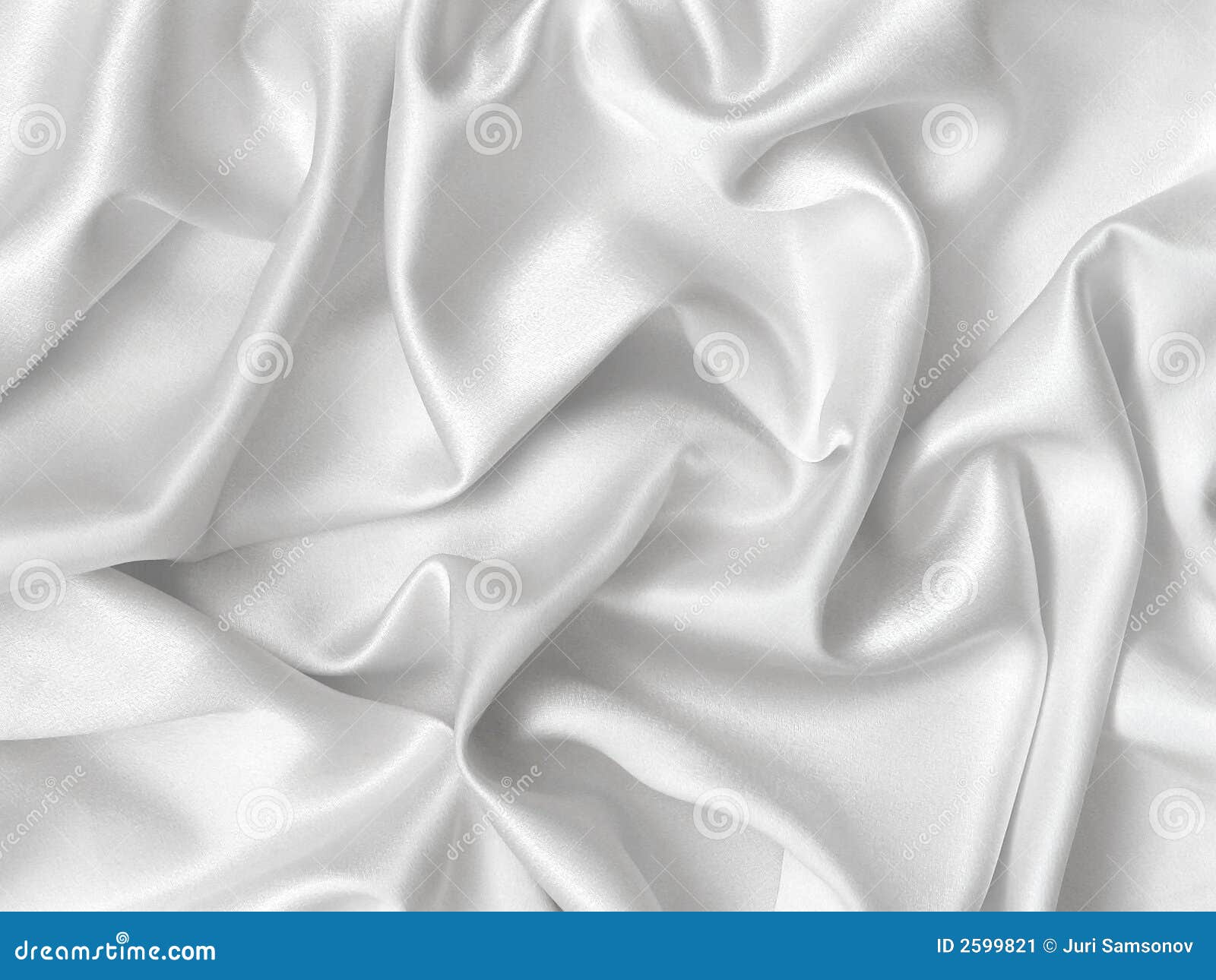 white silk.