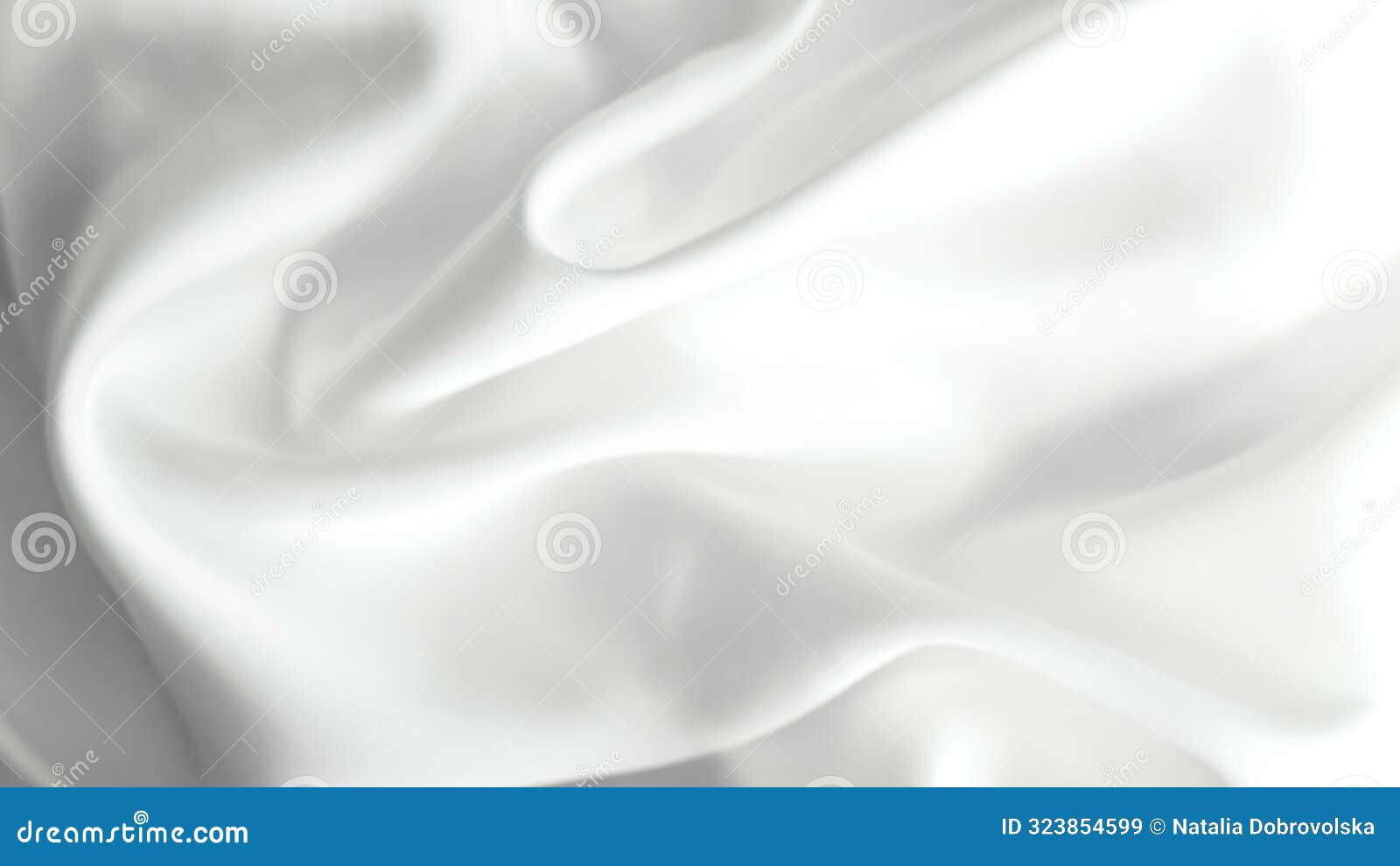 white silk fabric background curly lines