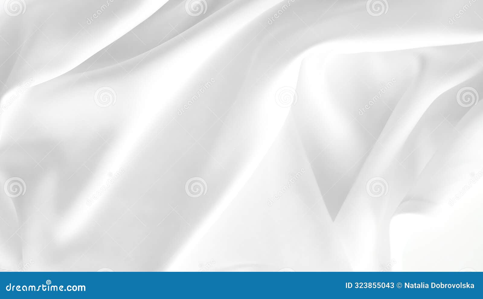 white silk fabric background curly lines