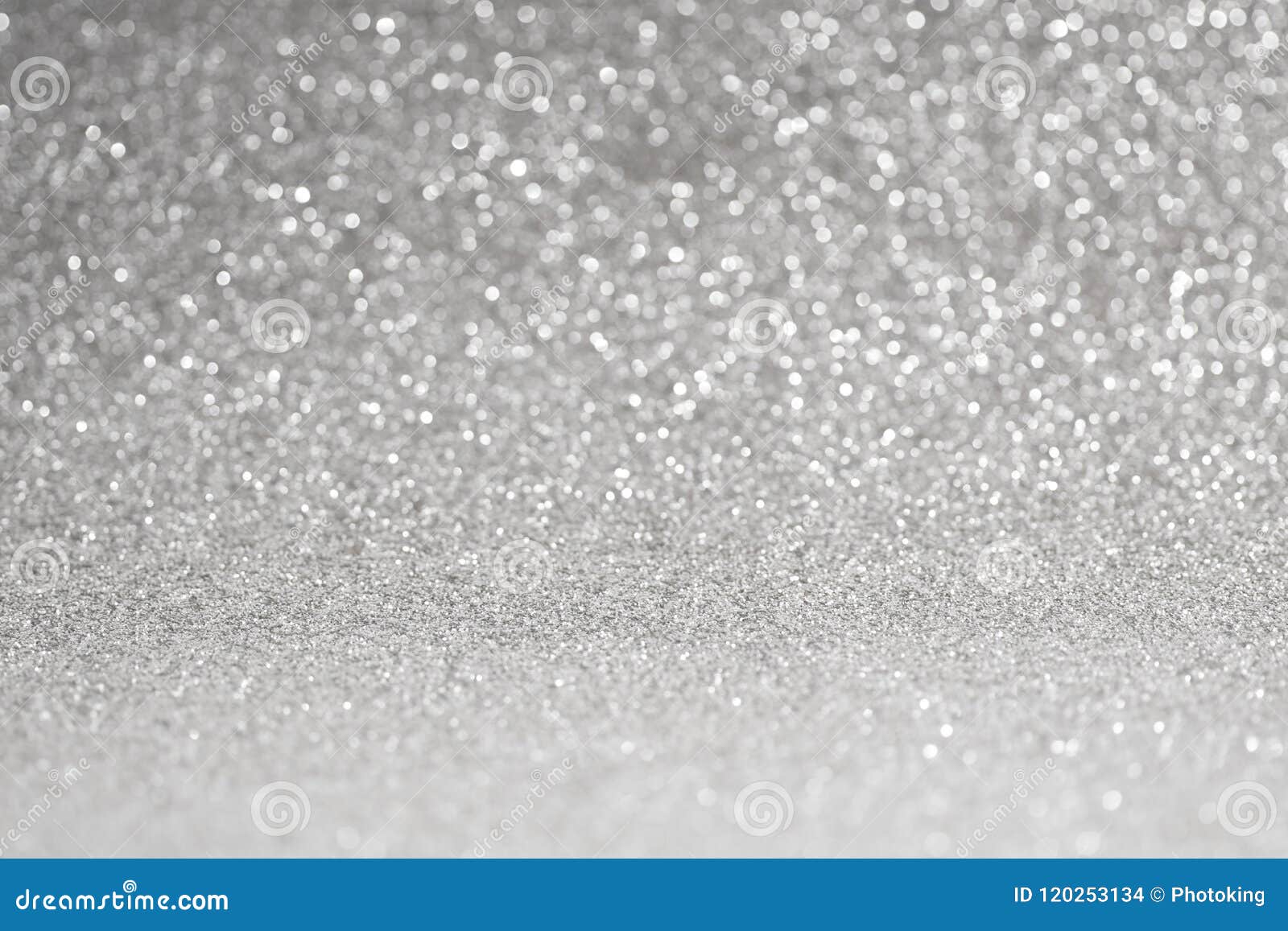 White Silver Glitter Bokeh Background Stock Photo - Image of design ...