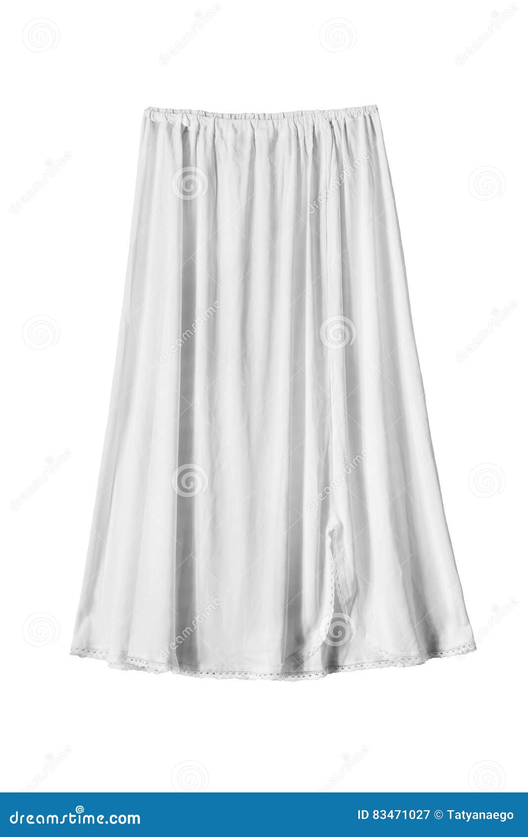 White skirt isolated stock image. Image of dressing, fashionable 83471027