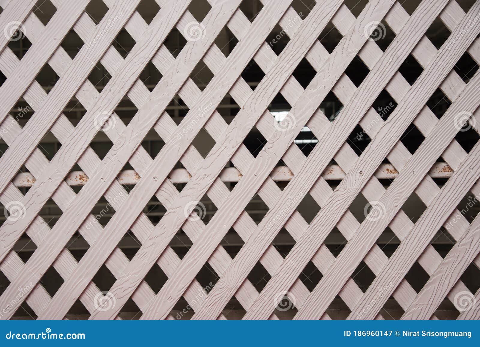 White Slat Wall in the Building Stock Image Image of reflected