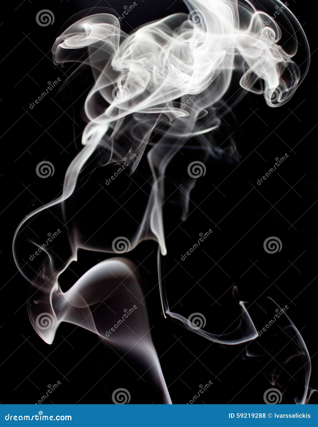 White Smoke, Isolated on Black Background. Stock Photo - Image of pollute,  pattern: 59219288