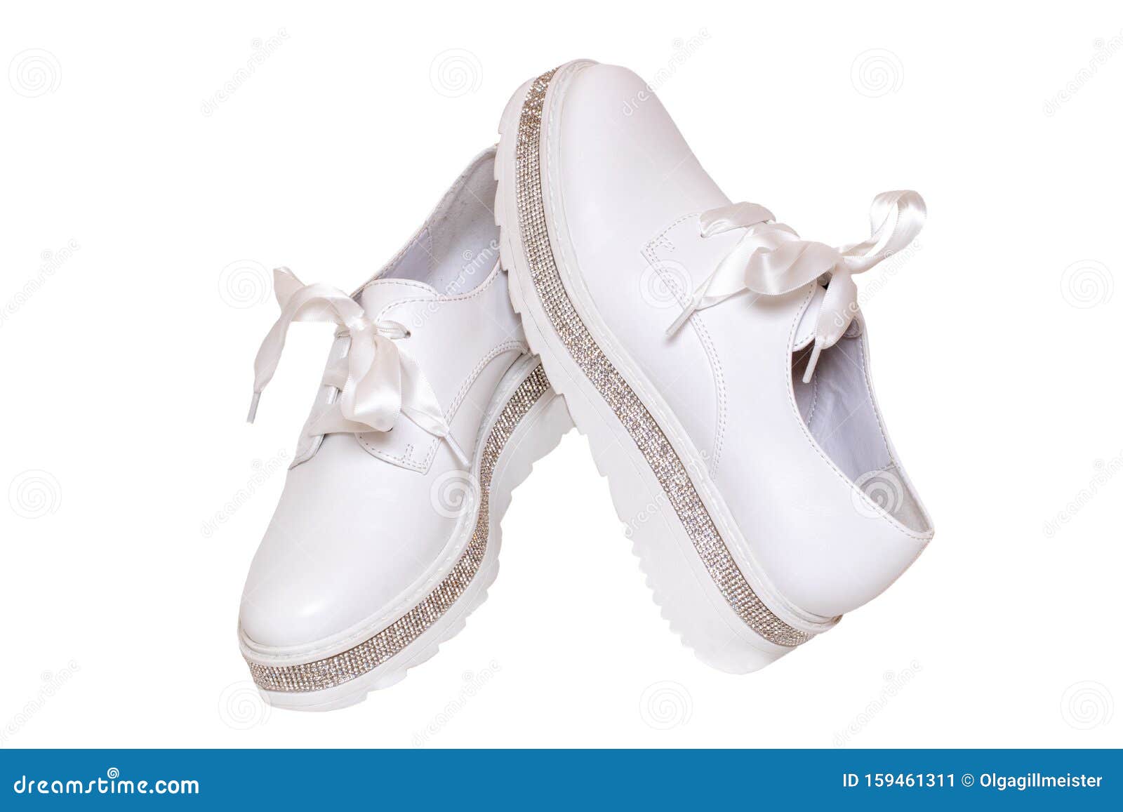 elegant white sneakers