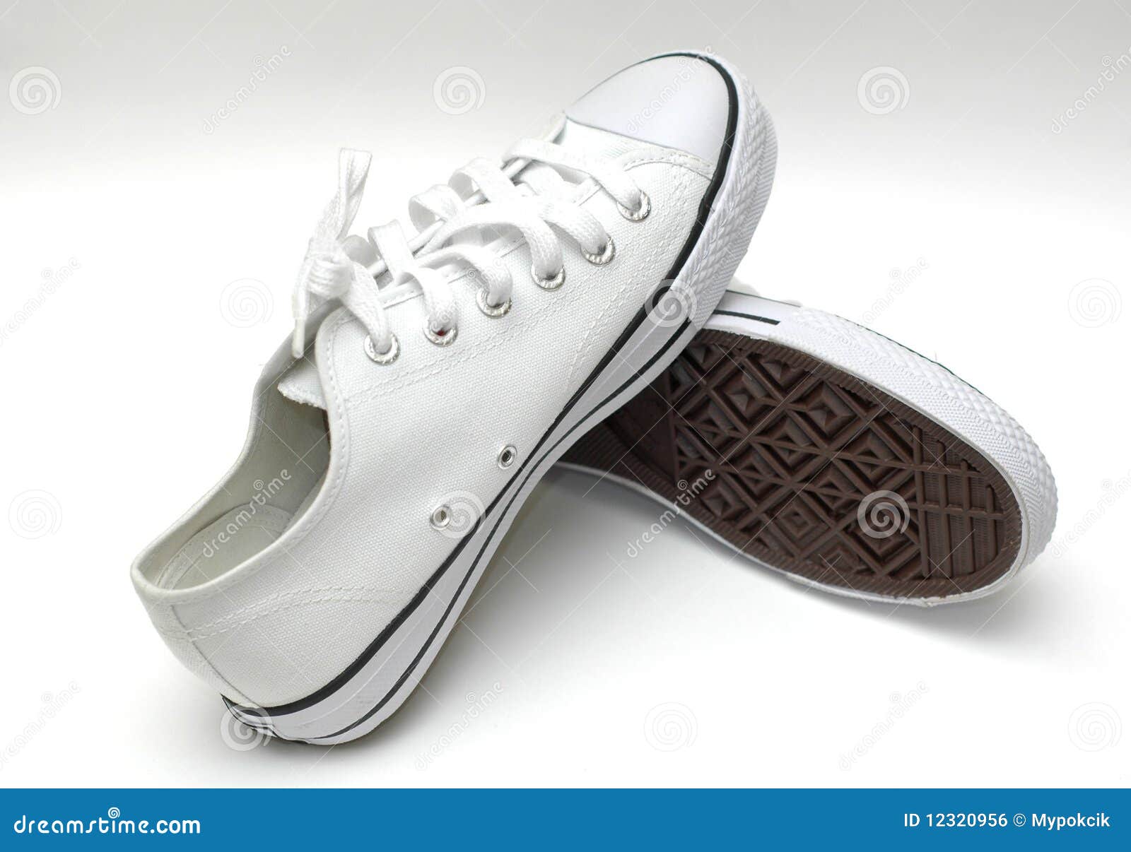 White sneakers stock photo. Image of white, condition - 12320956