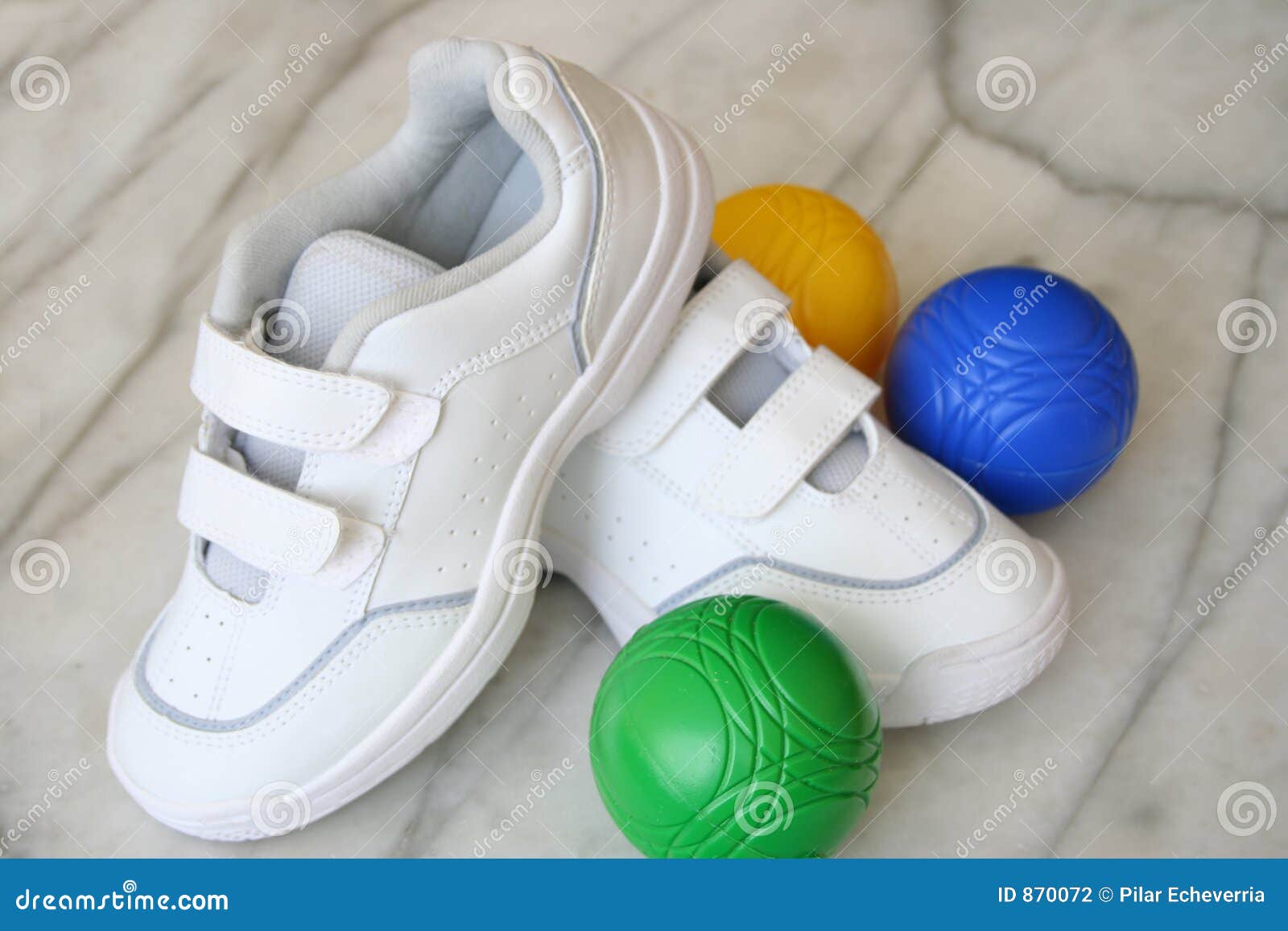 White sneakers and balls stock photo. Image of shoe, comfortable 870072