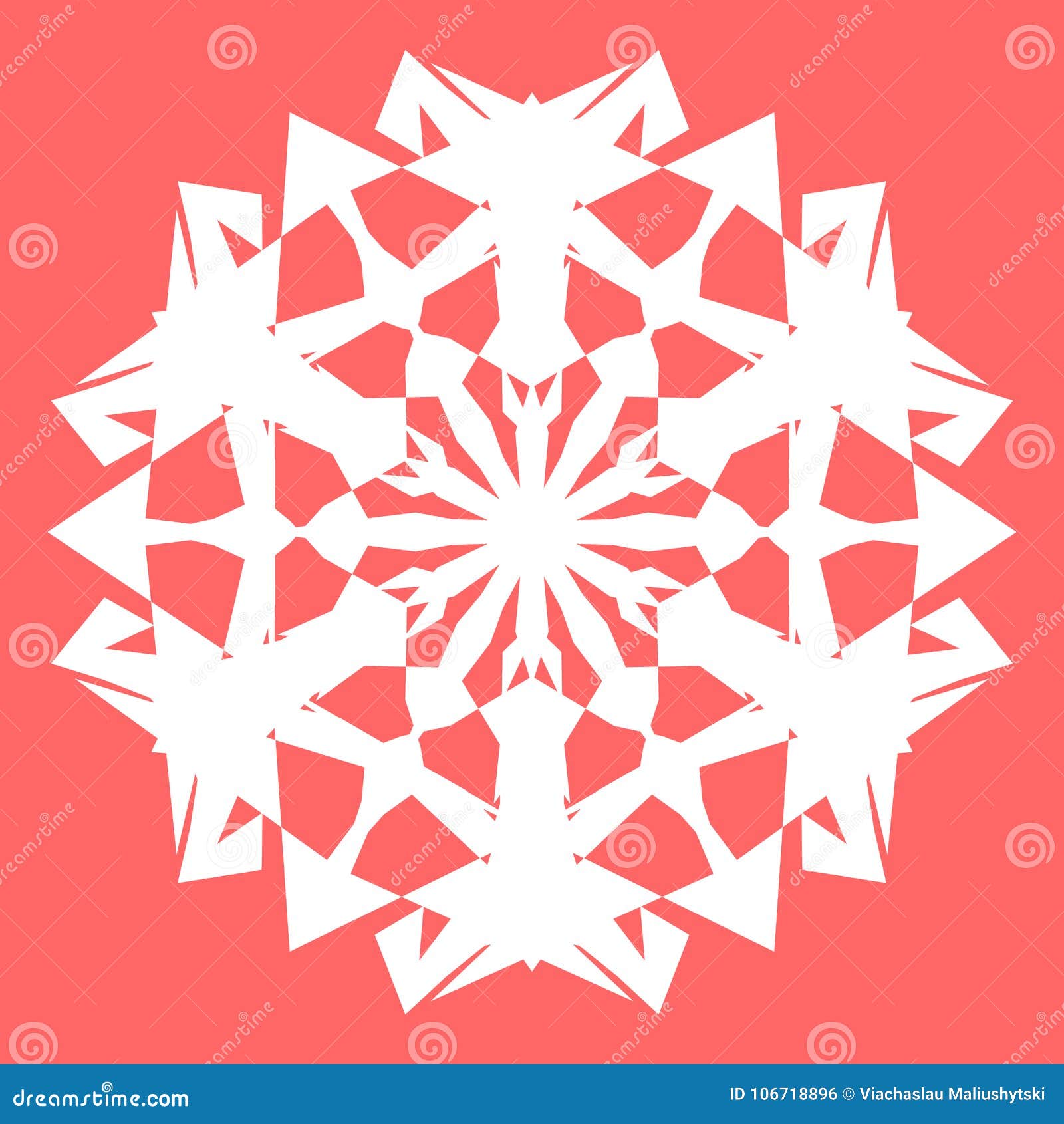 Download White Snowflake. Snowflake For Posters, Cards, Invitation ...