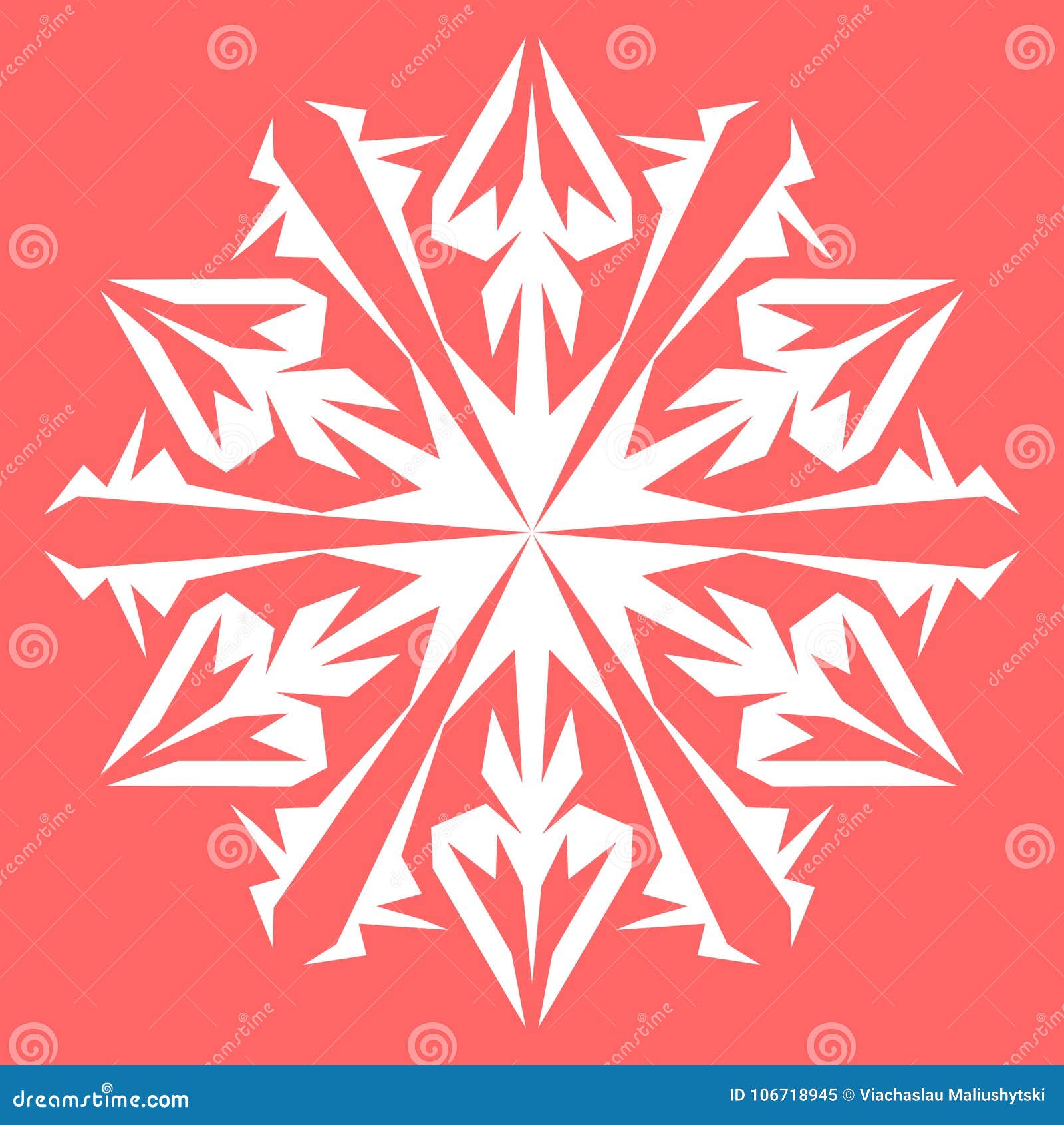 Download White Snowflake. Snowflake For Posters, Cards, Invitation ...