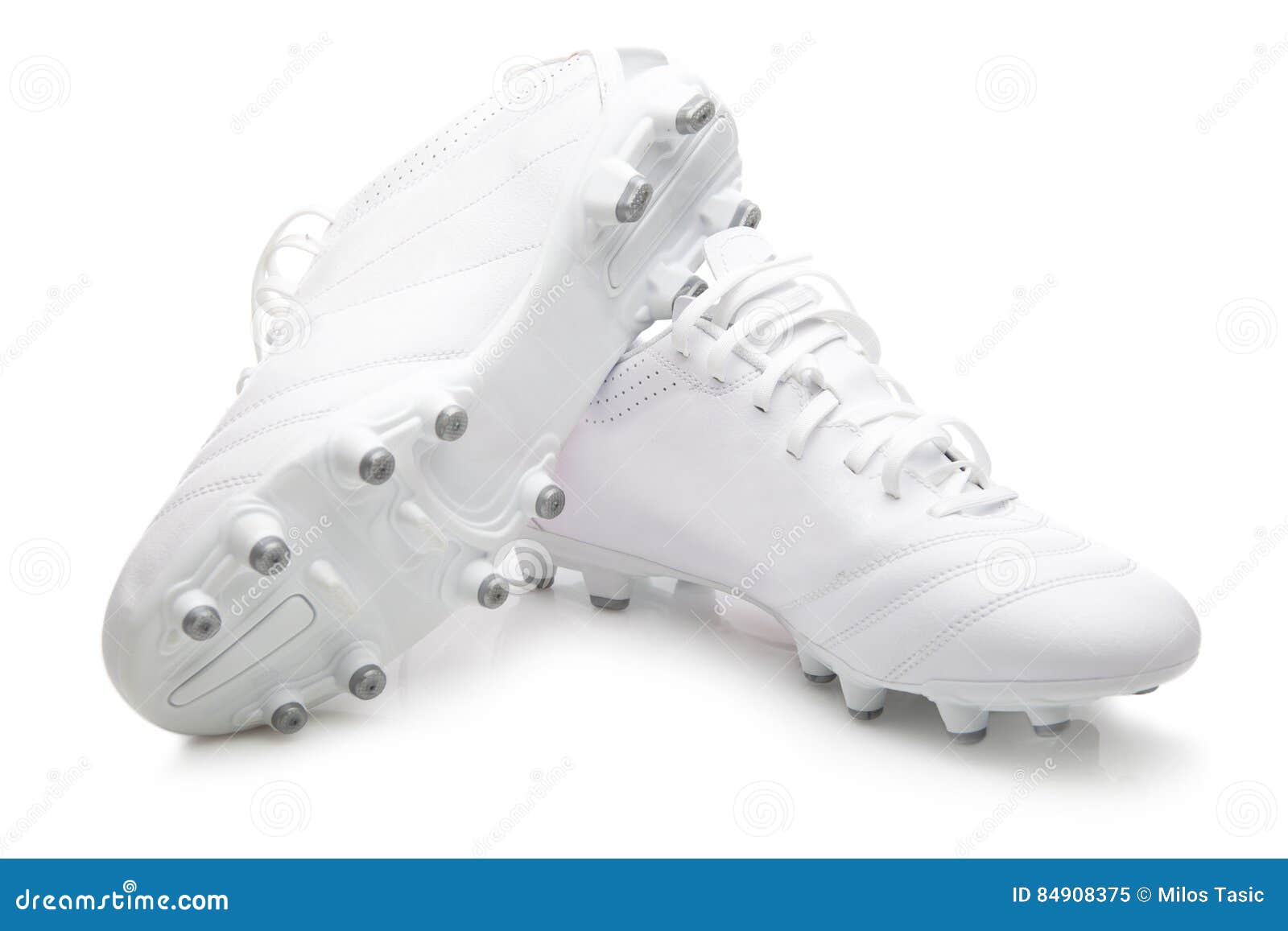 white soccer boots