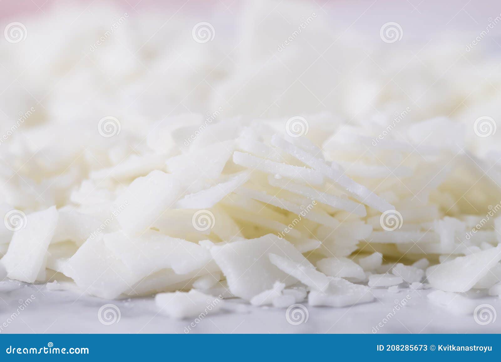 White Soy Wax Flakes for Candle Making Stock Image - Image of