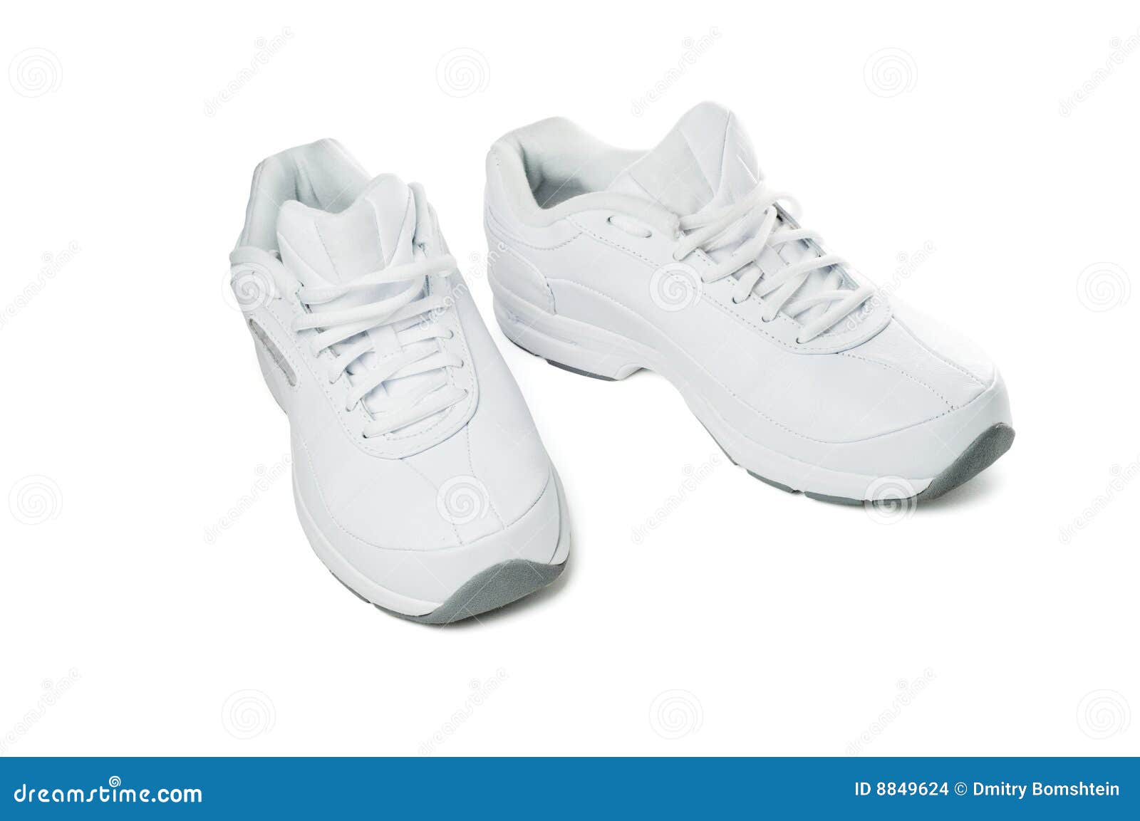 White sport shoes stock photo. Image of background, canvas - 8849624