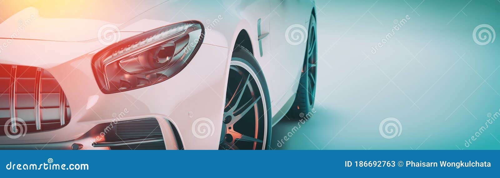 White Sports Hatchback Vector Illustration 72581380
