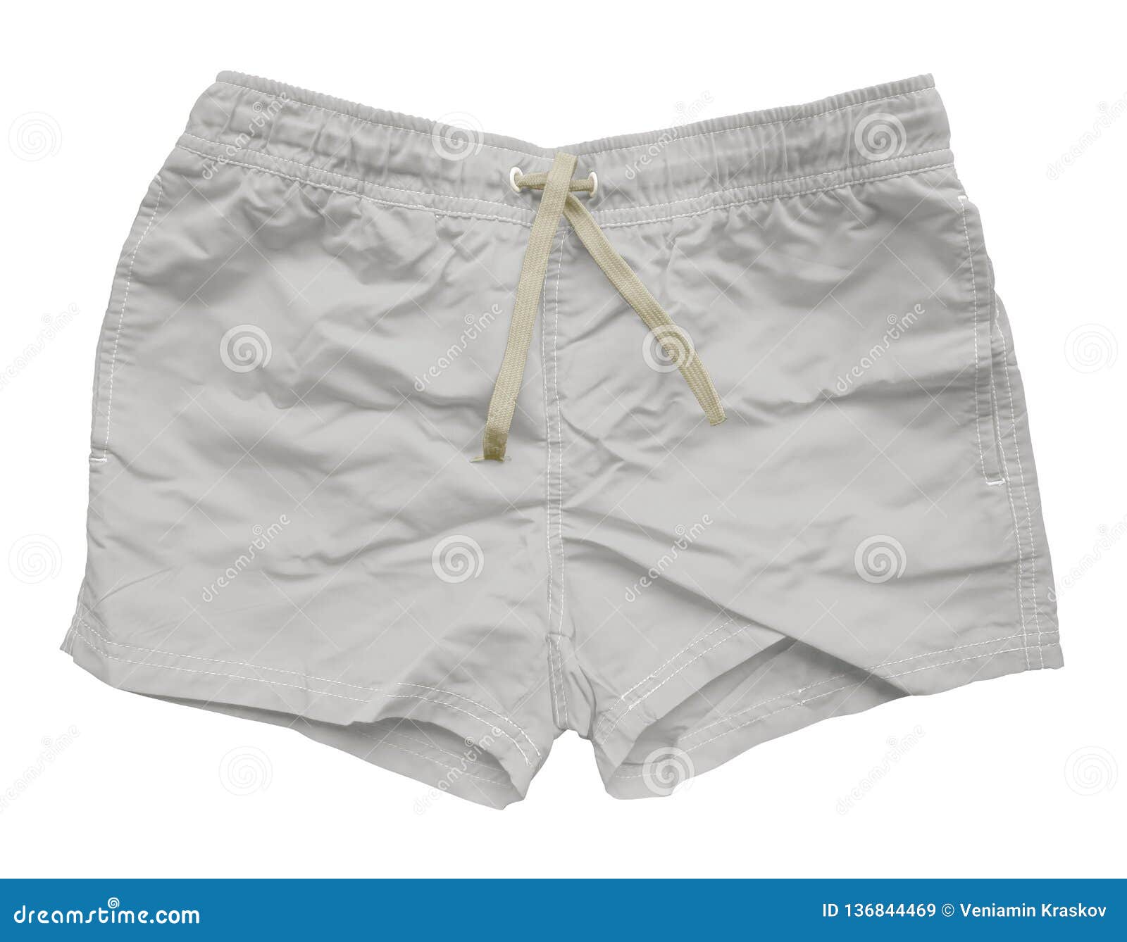 White Sports Shorts Isolated Stock Image - Image of object, clothing ...