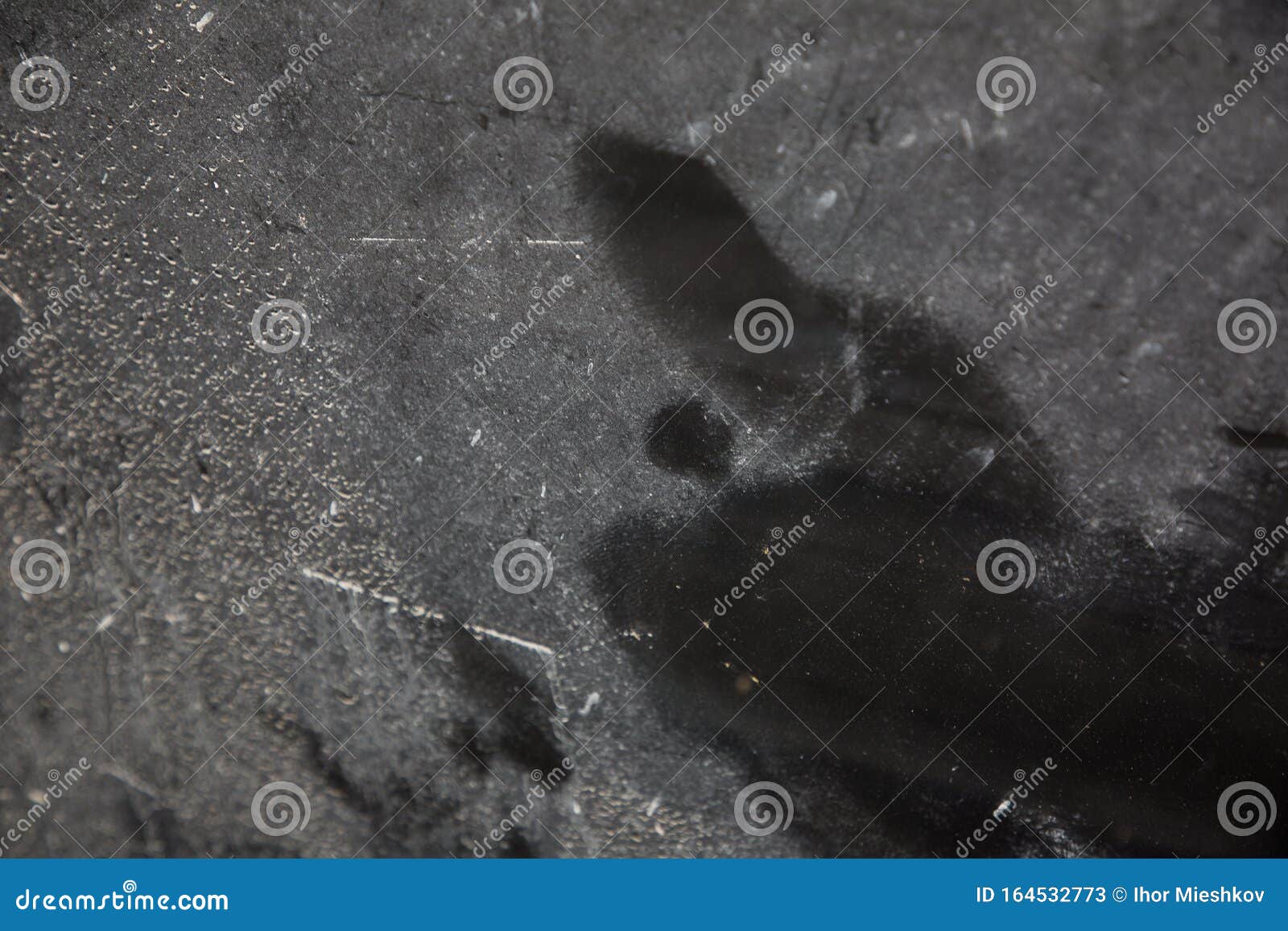 White Spots on Black Glass for Texture and Design Stock Image Image