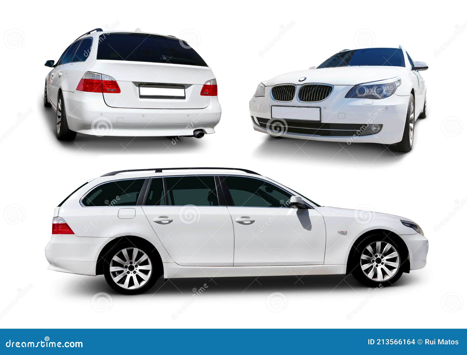 Station Wagon Estate or Bmw Collectieset 5 Series, Geïsoleerd Op Witte Achtergrond Stock Foto Image of luxueus, comfort: 213566164