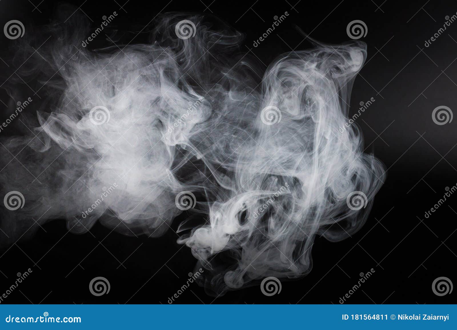 White Steam on a Black Background Stock Image Image of wave, shape