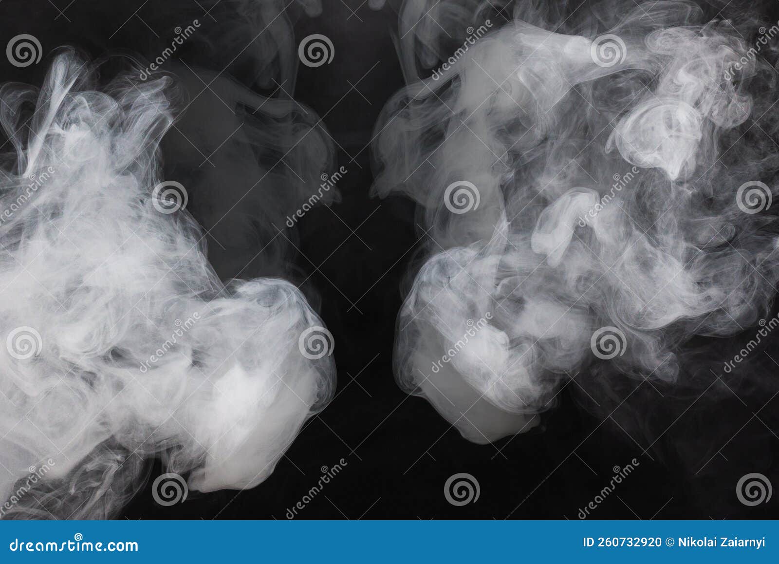 White Steam on a Black Background Stock Photo Image of white