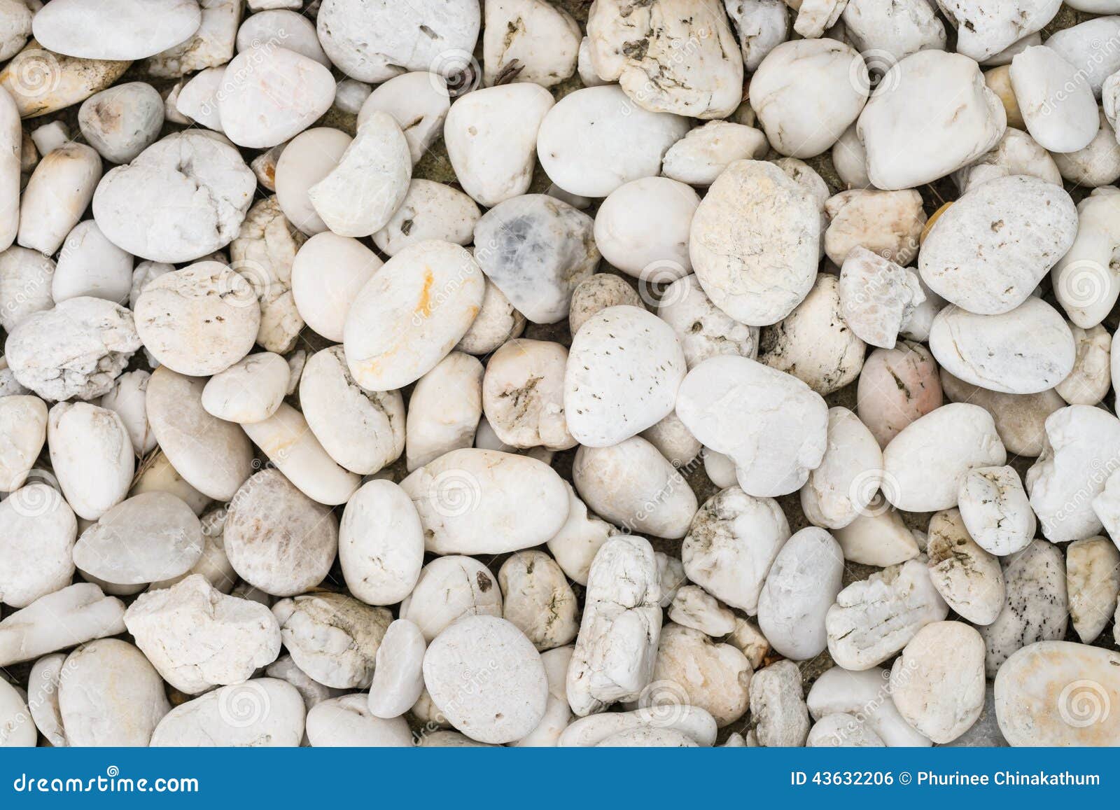 White Stone Stock Photo Image 43632206