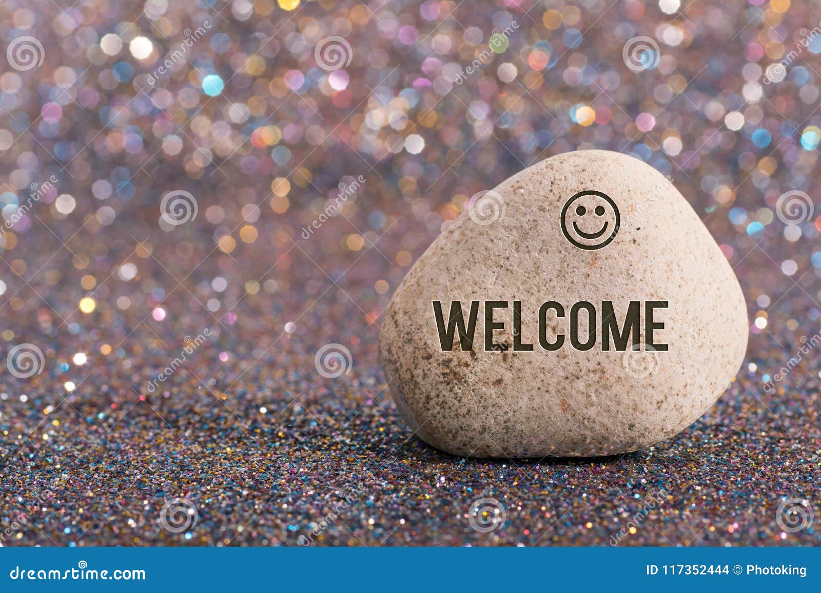 welcome on stone
