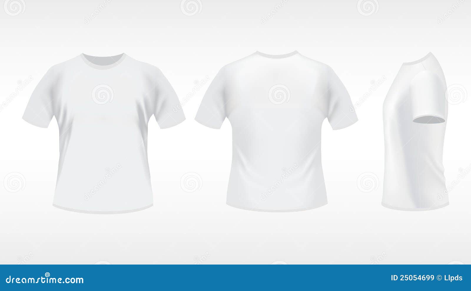 Download White T-shirt stock vector. Illustration of back, sport ...