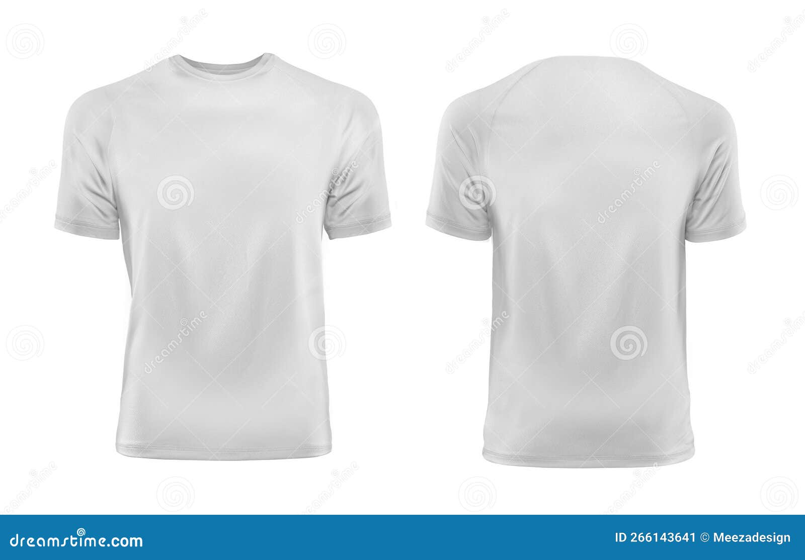 White T-shirt Front and Back Stock Illustration - Illustration of ...