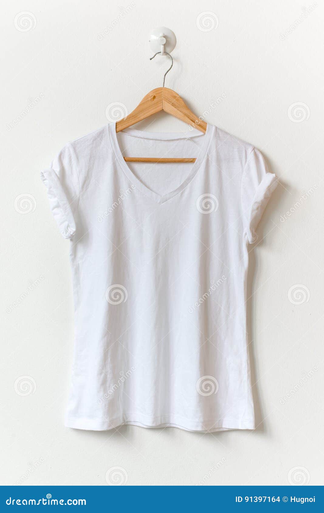 White t-shirt stock photo. Image of advertisement, clothes - 91397164