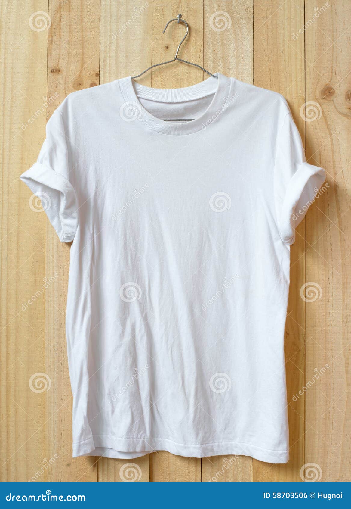 White t-shirt stock photo. Image of mockup, hang, fashion - 58703506