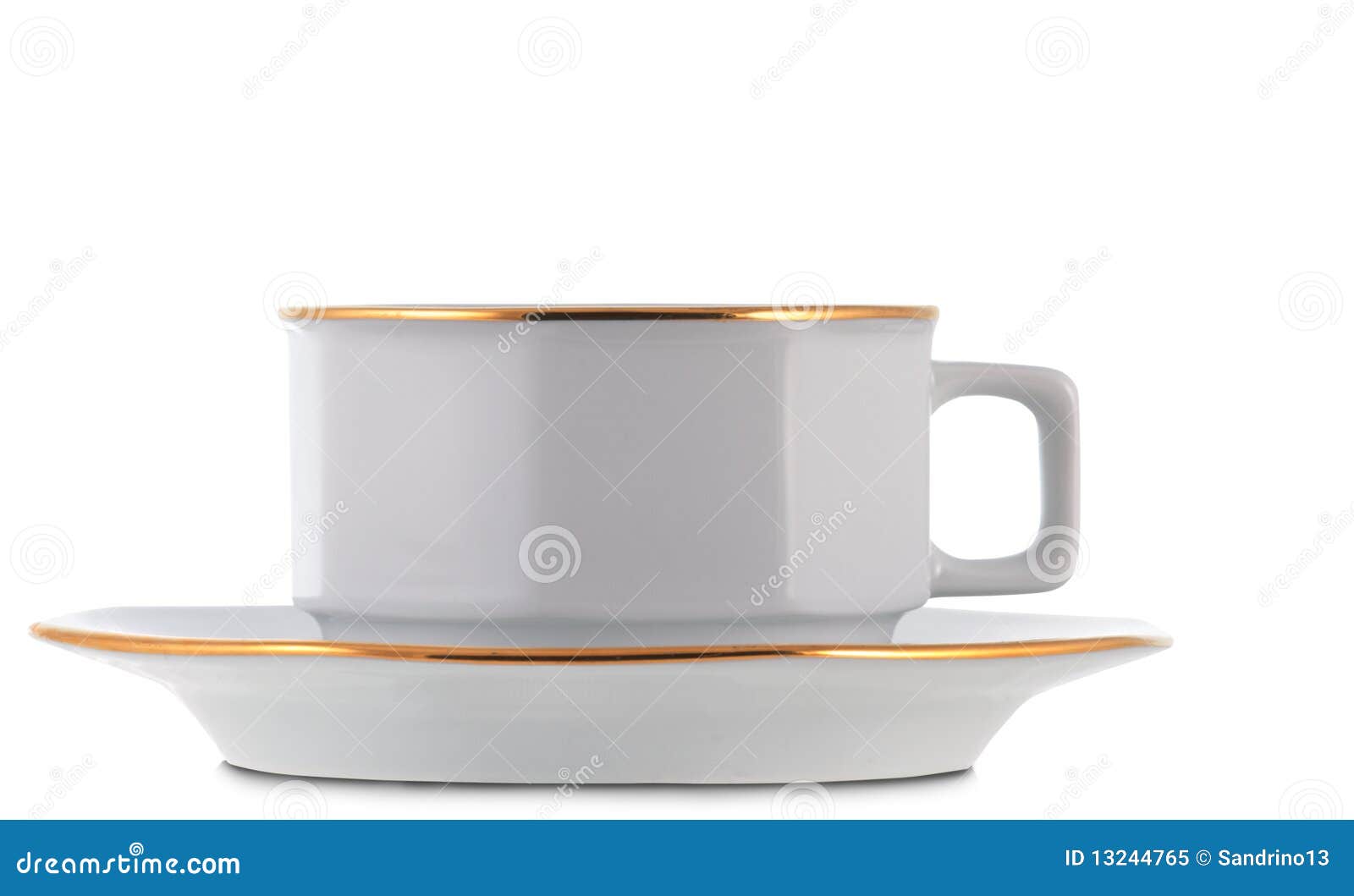 White tea cup stock image. Image of object, dishware 13244765