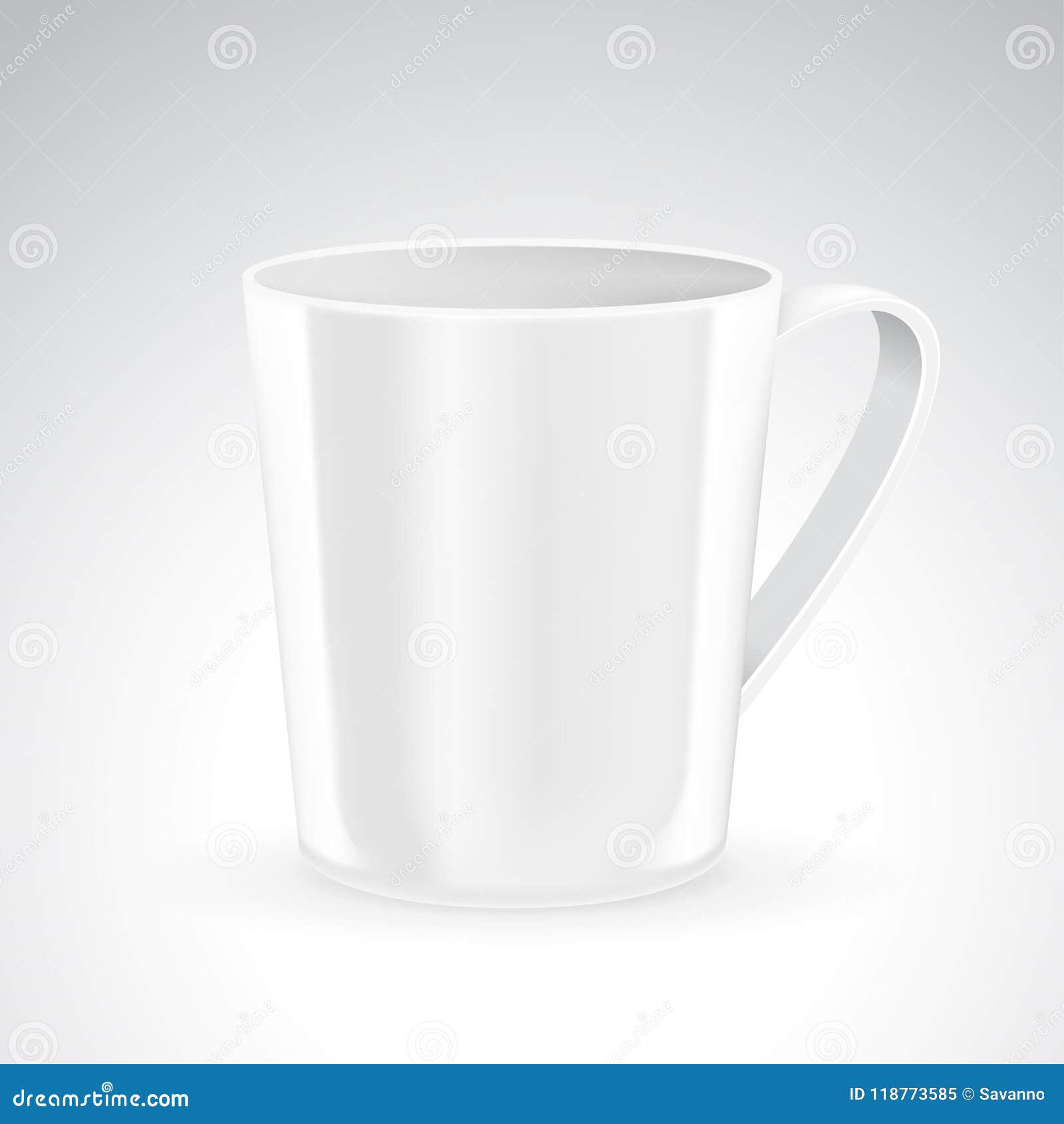 White tea cup stock vector. Illustration of beverage 118773585