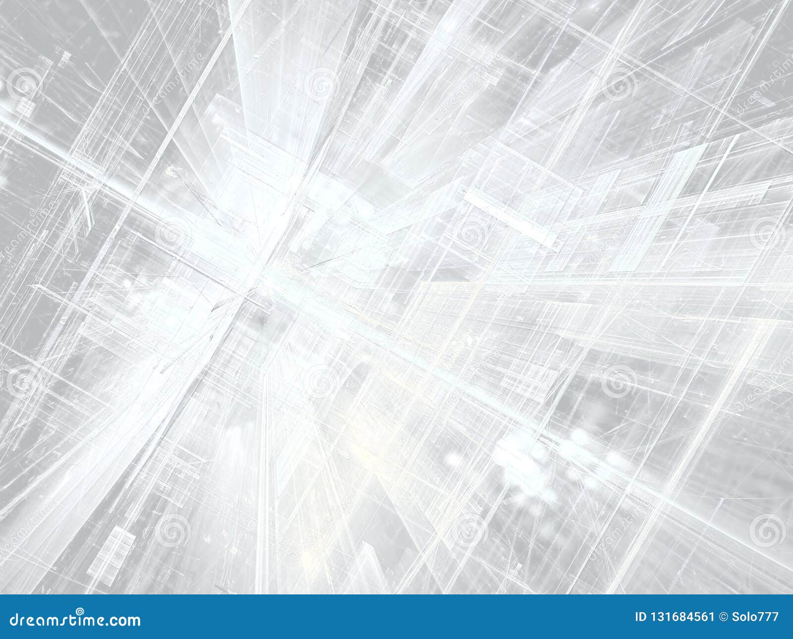 White Technology or Business Background - Computer-generated Image