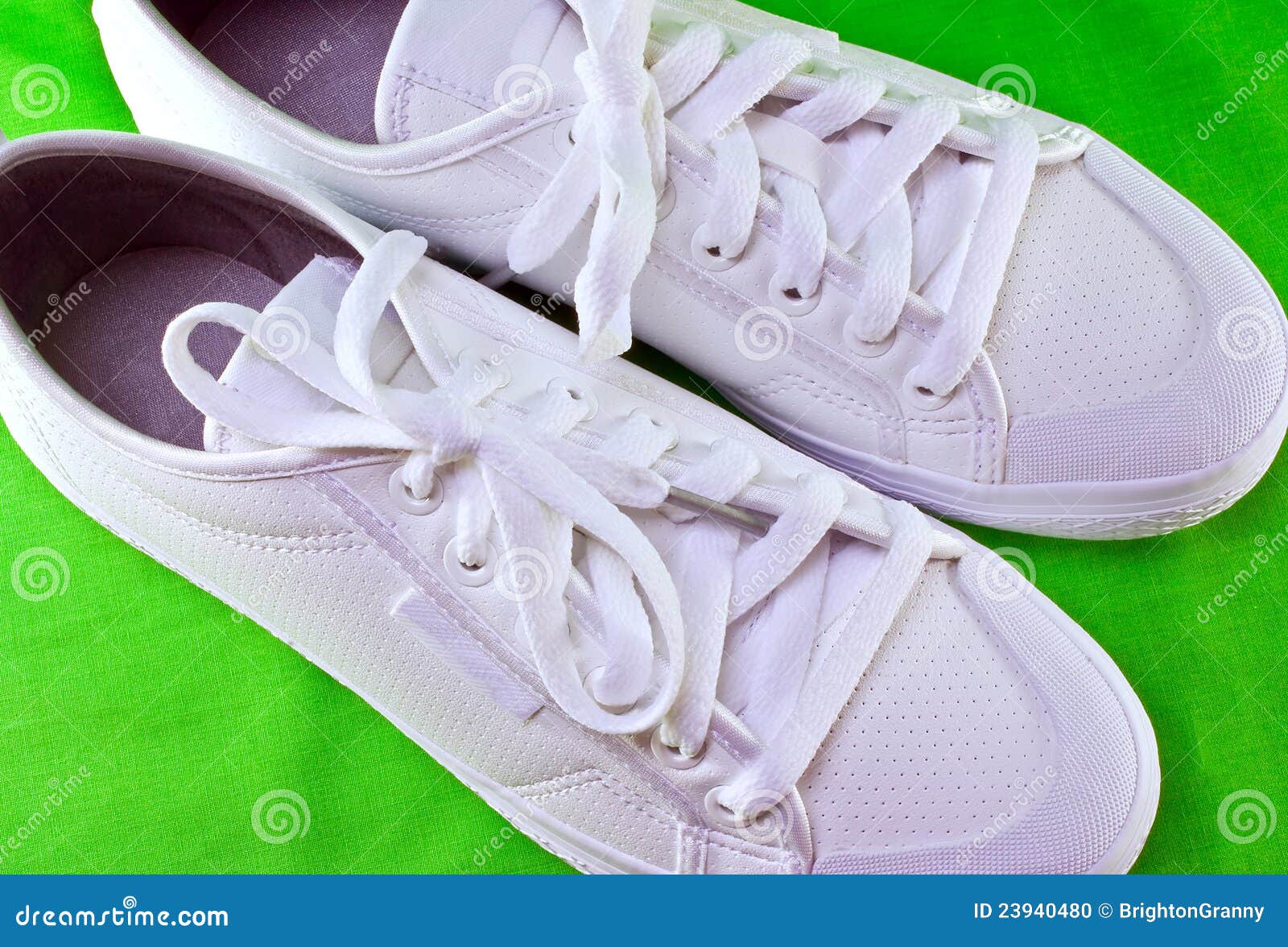 White tennis shoes stock photo. Image of fitness, exercise - 23940480