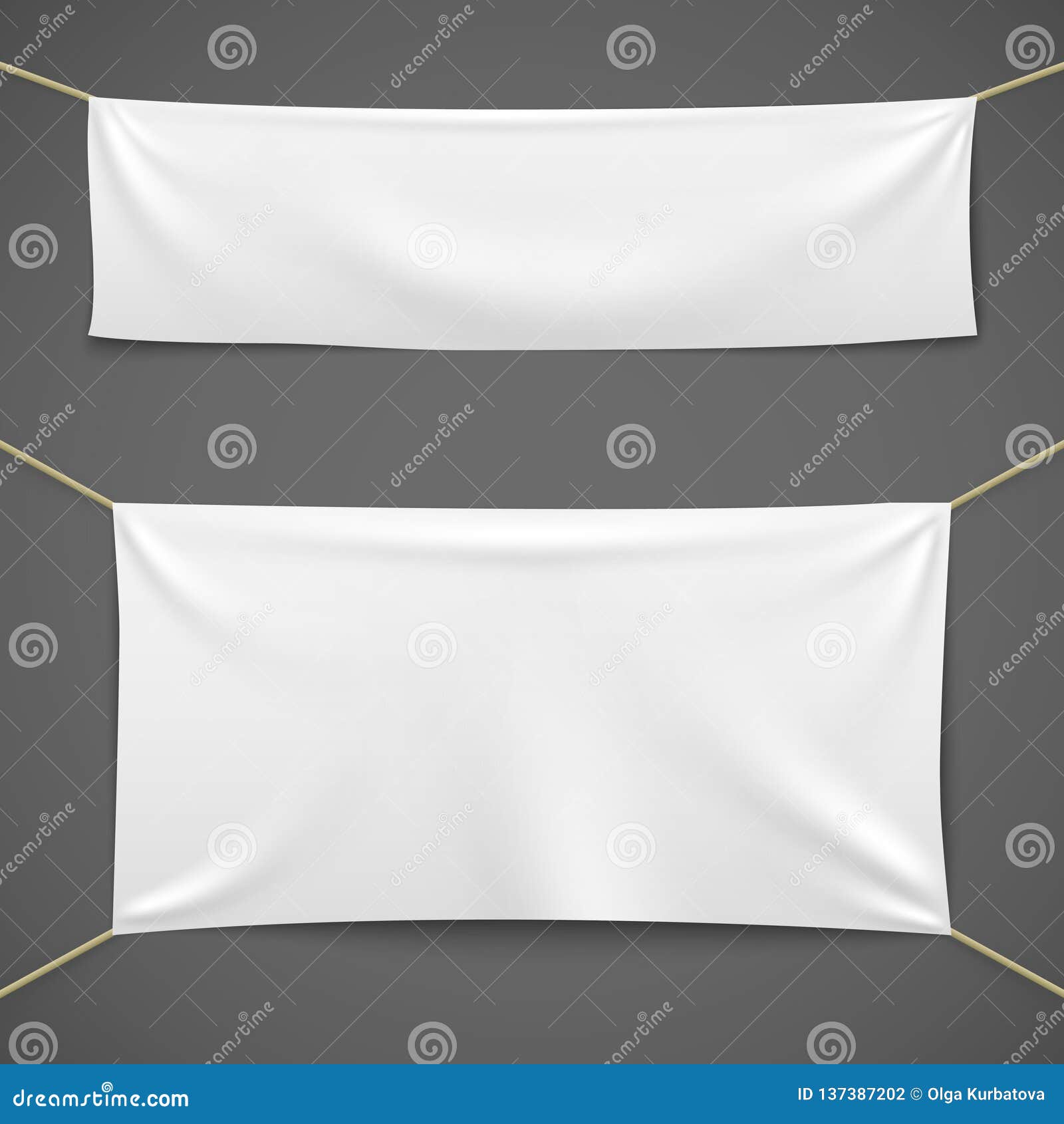 Blank Hanging Banner