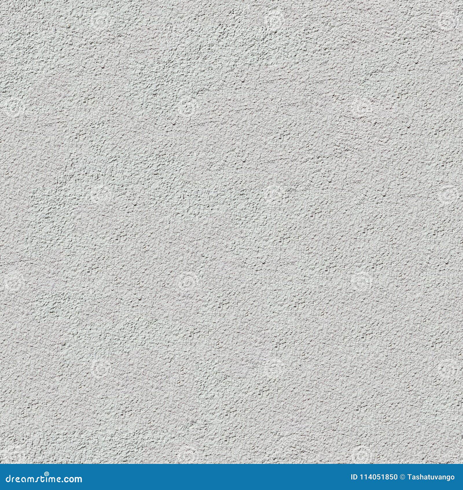 White Textured Plaster Wall. Seamless Tileable Texture. Stock Photo