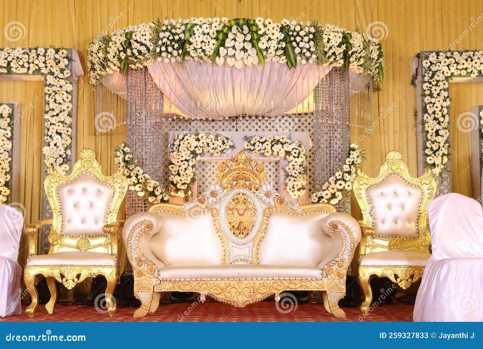 Simple Satin Cloth Stage Decoration Stock Image - Image of