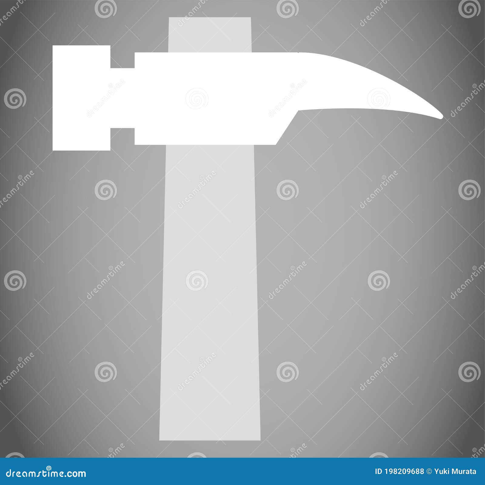 White Tool icon stock vector. Illustration of abstract 198209688