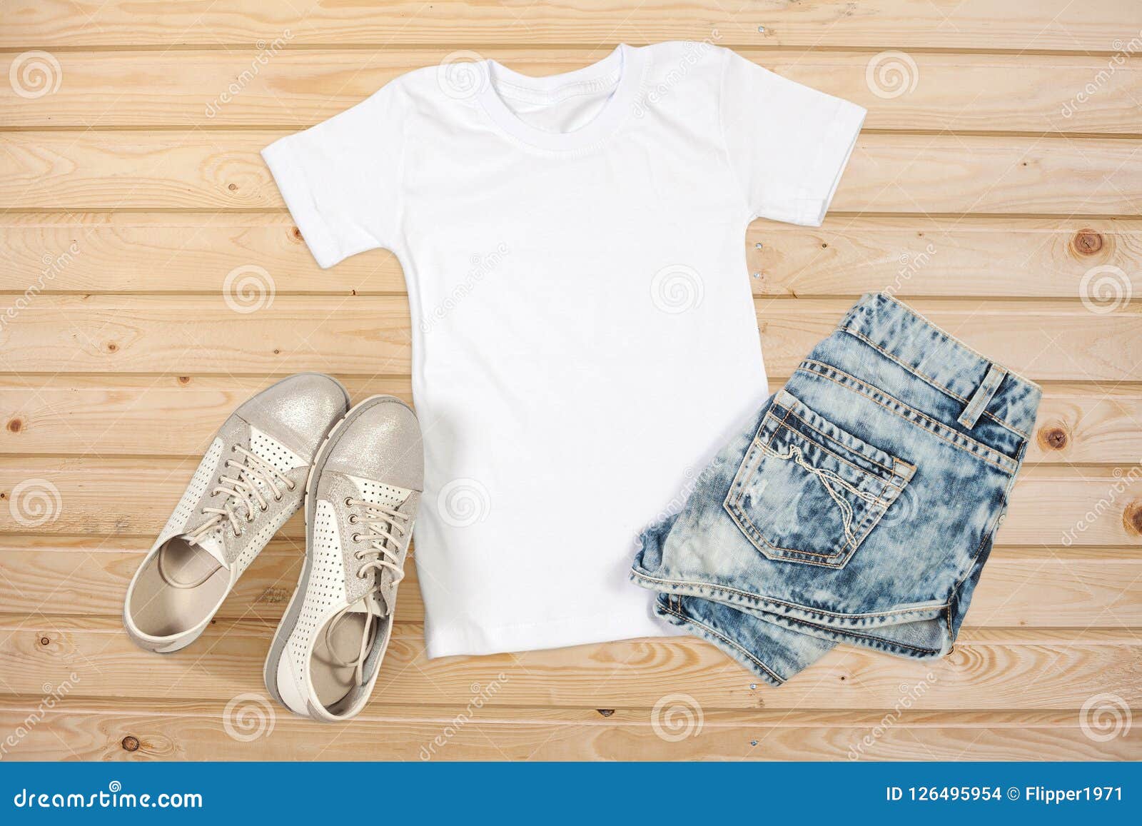 Download White Tri Blend Unisex T-Shirt Mockup Stock Photo - Image ...
