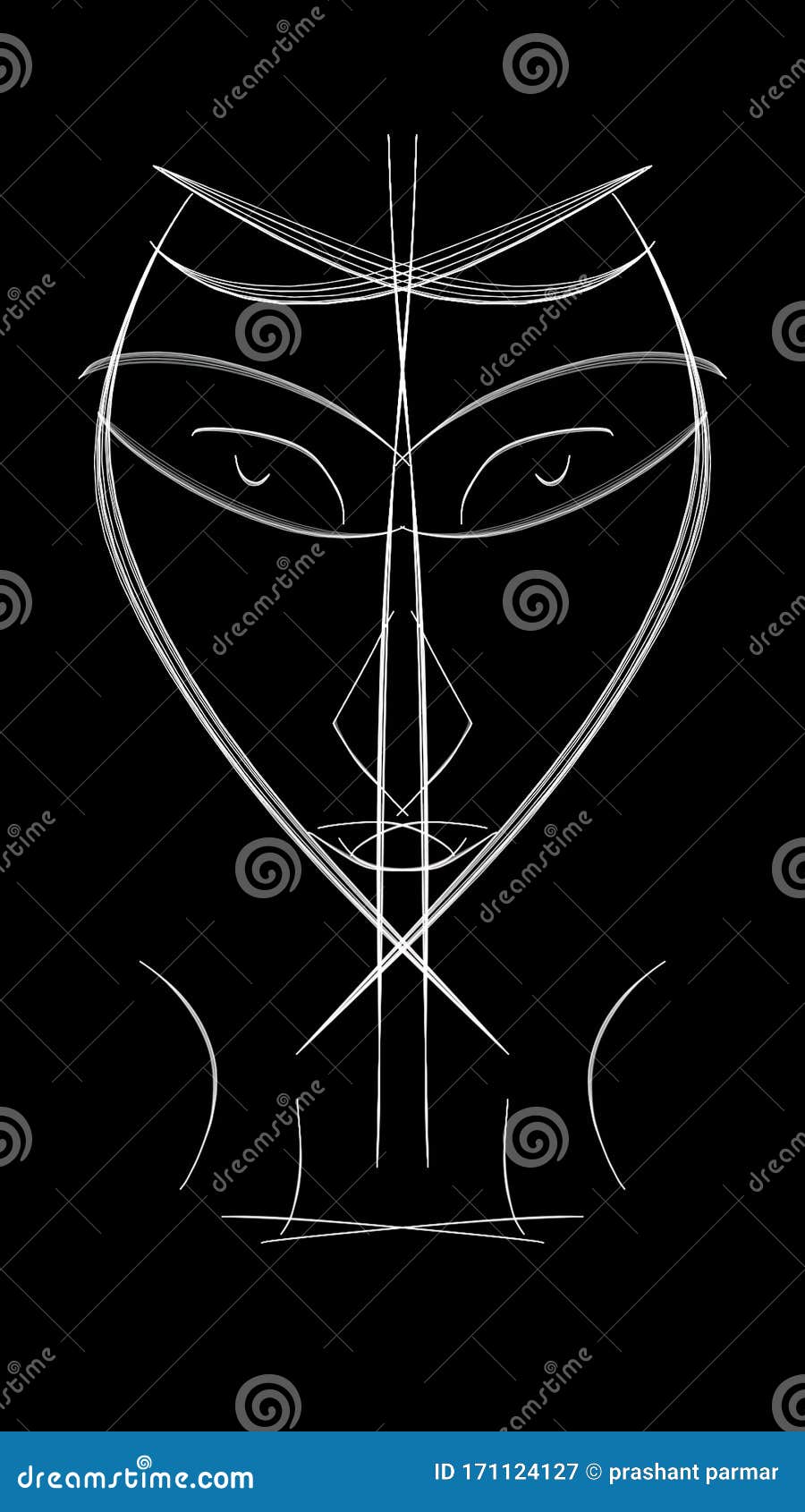 White Tribal Face Design Symmetric Black Background Wallpaper Stock Illustration Illustration Of White Face White Tribal Face Design Symmetric Black Background Wallpaper Stock Illustration Illustration Of White Face