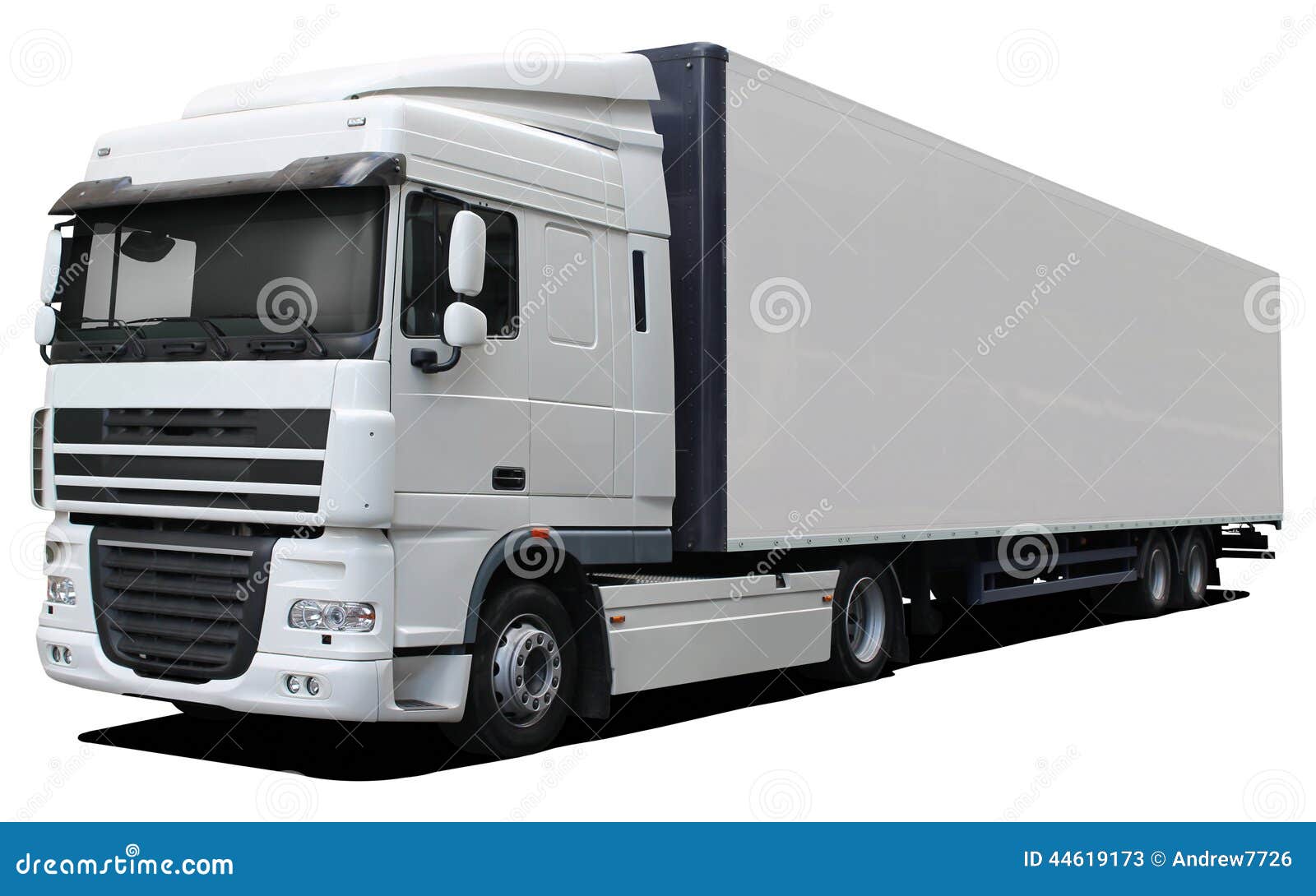 White truck DAF XF stock image. Image of copy, side, isolated  44619173