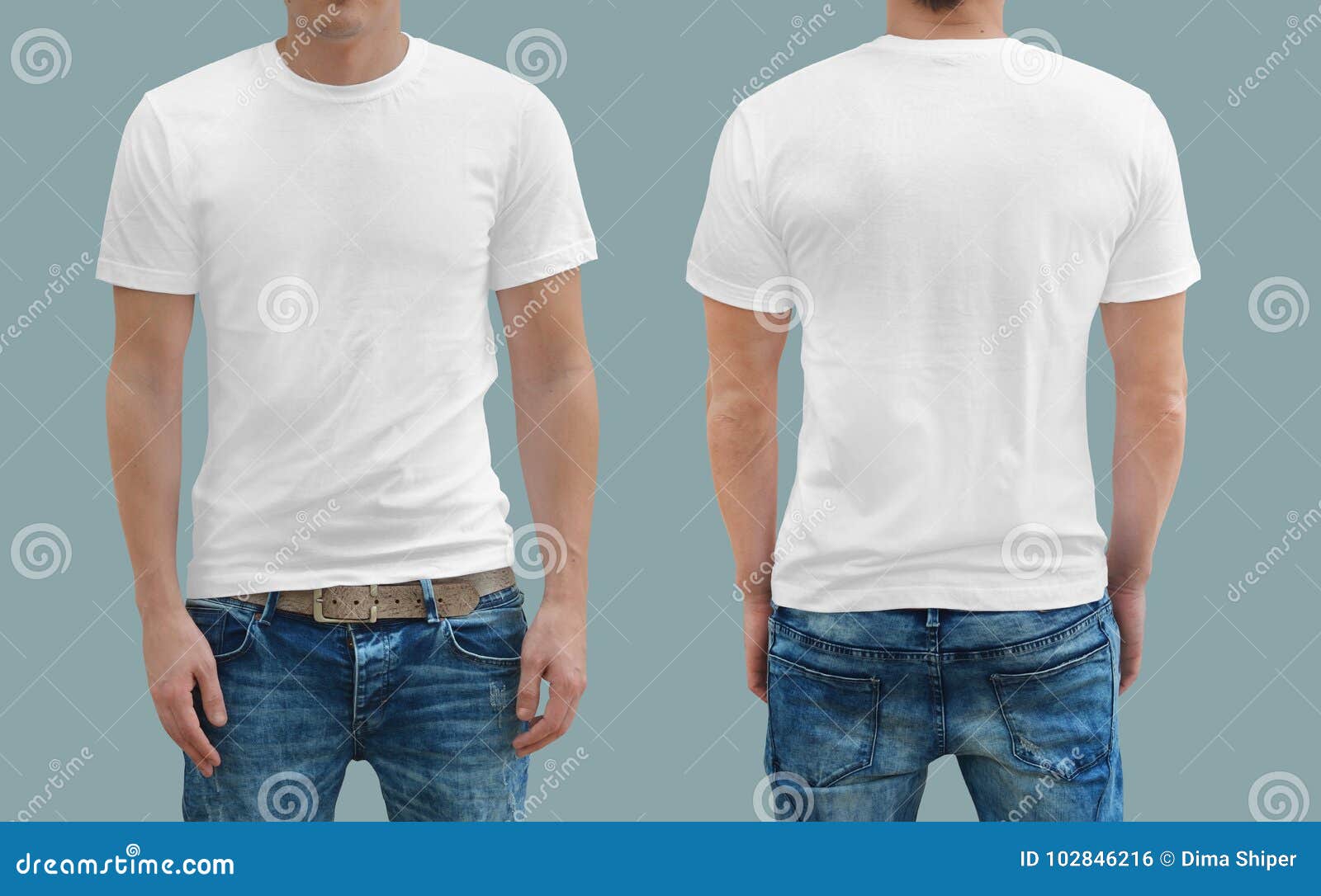 white tshirt on a young woman template