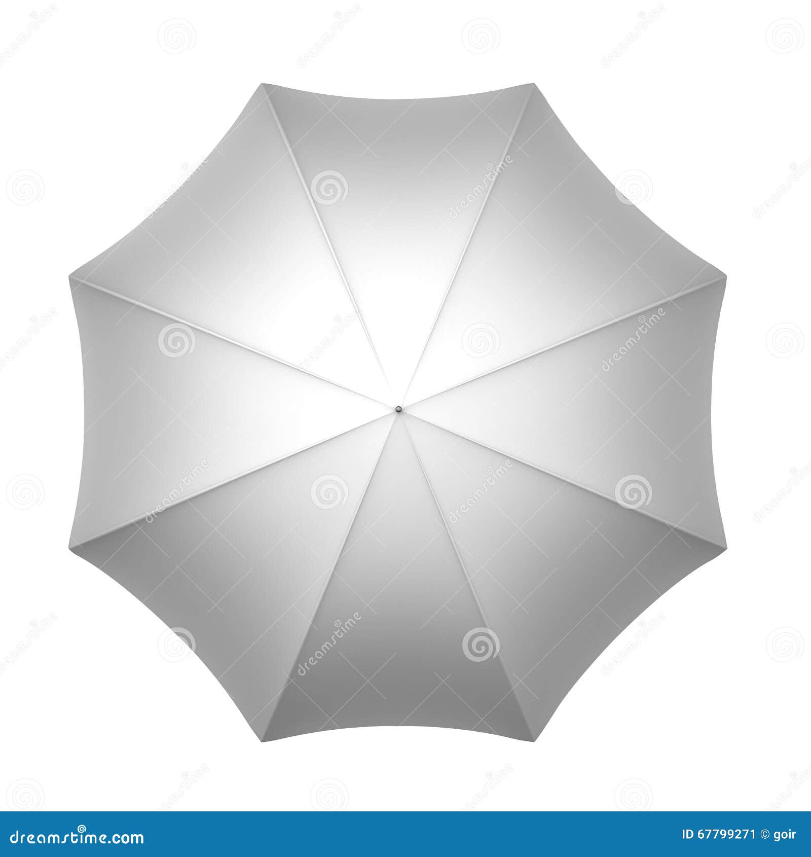 White umbrella stock illustration. Illustration of white 67799271
