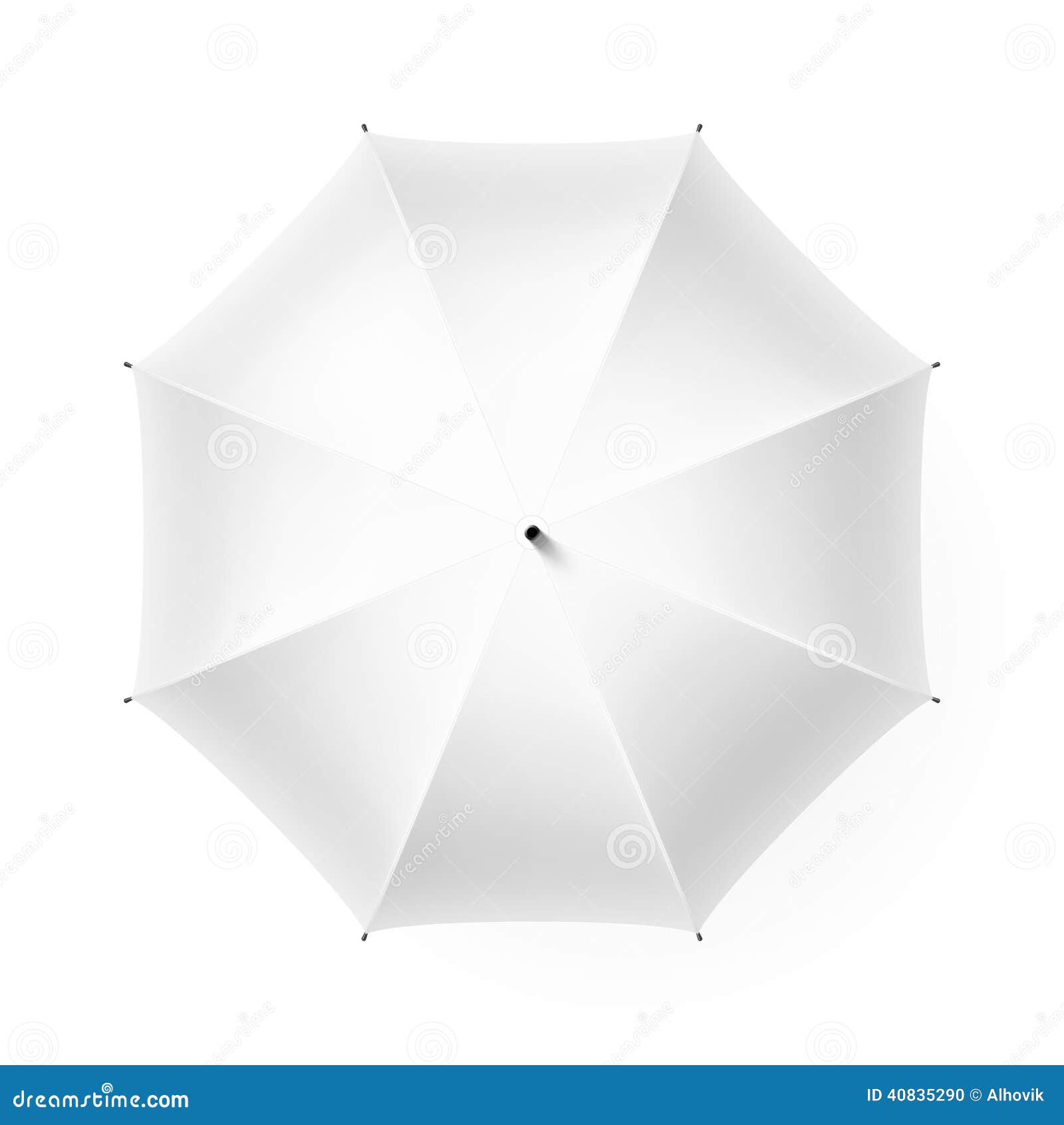 top of umbrella