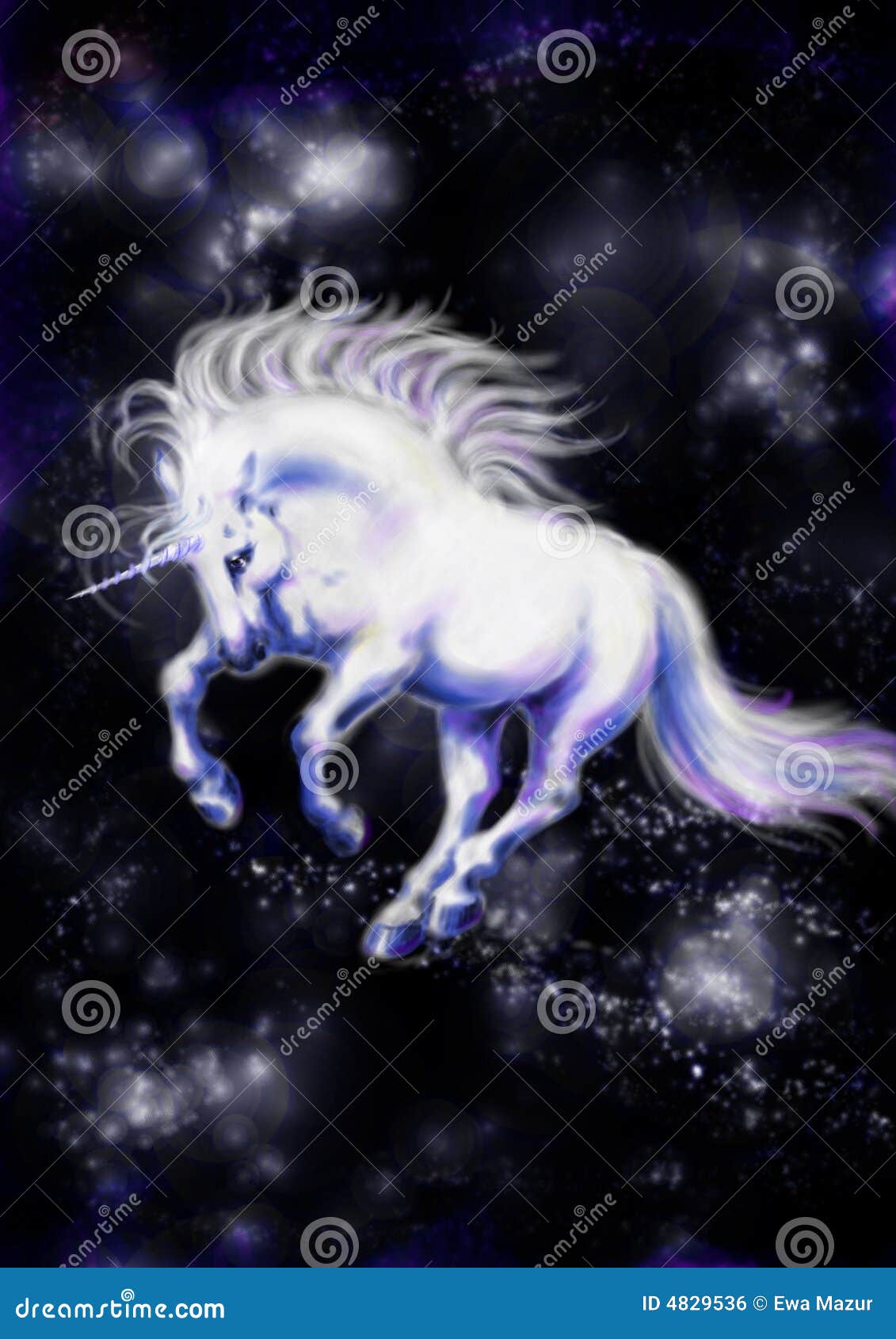 White unicorn 2 stock illustration. Illustration of pegasus 4829536