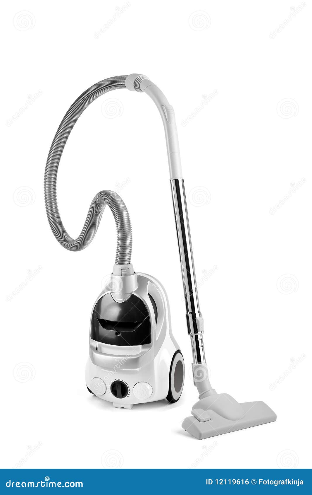 White vacuum cleaner stock photo. Image of household 12119616