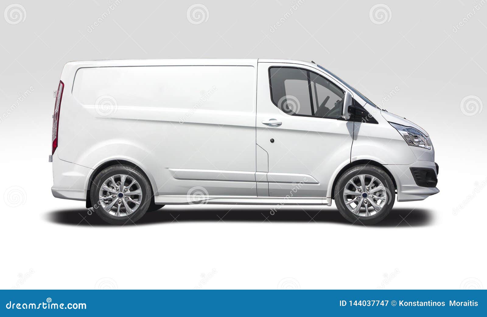 white ford van