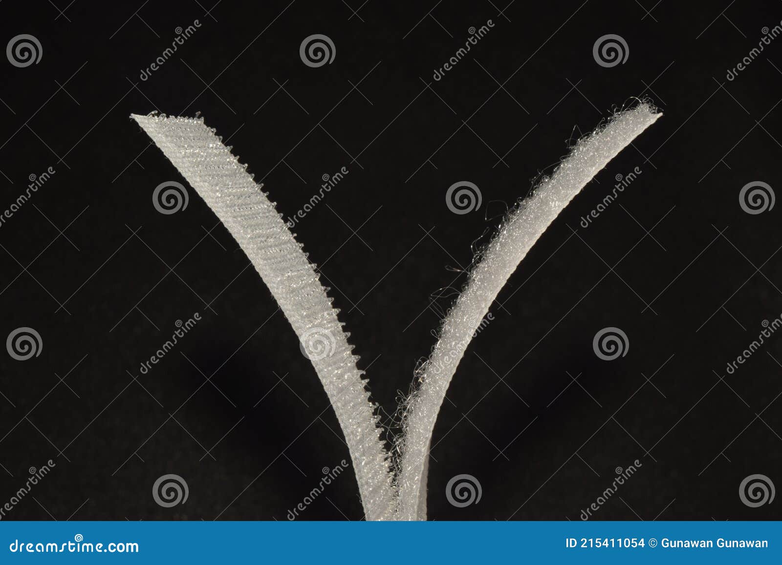 Velcro Tape Isolated on White Background Stock Photo - Image of canvas ...