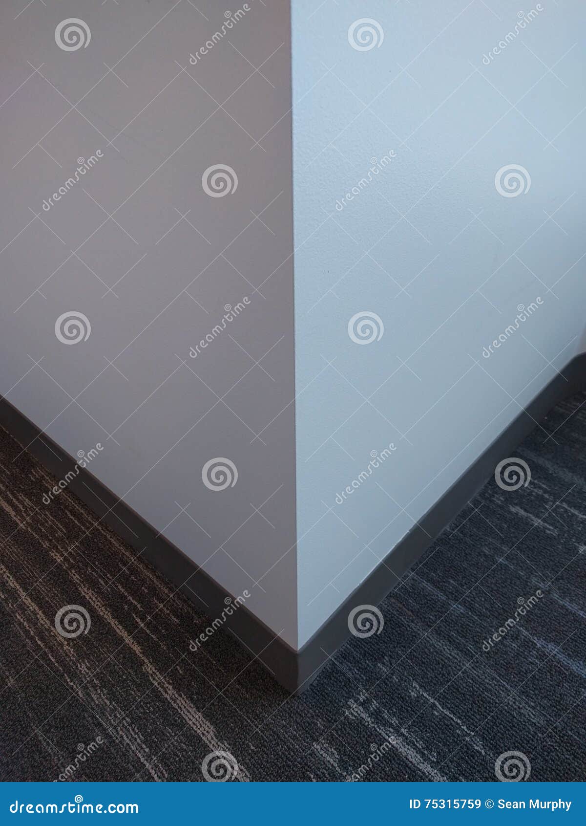 White wall corner stock image. Image of grey, white, wall 75315759